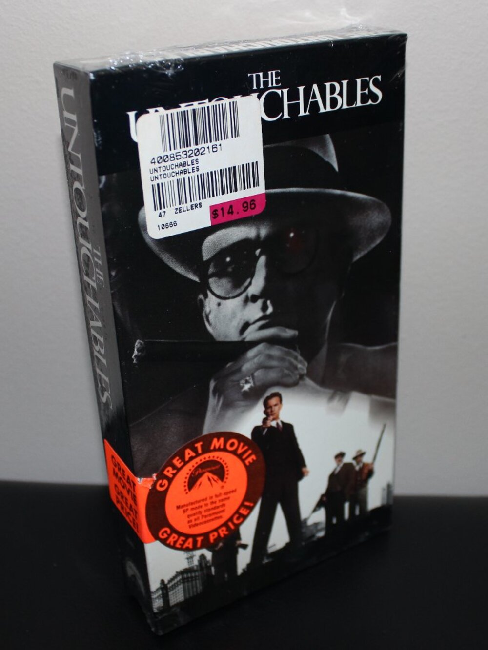 3/$55❤️sealed watermarked 1990 The Untouchables (1987) VHS Kevin Costner